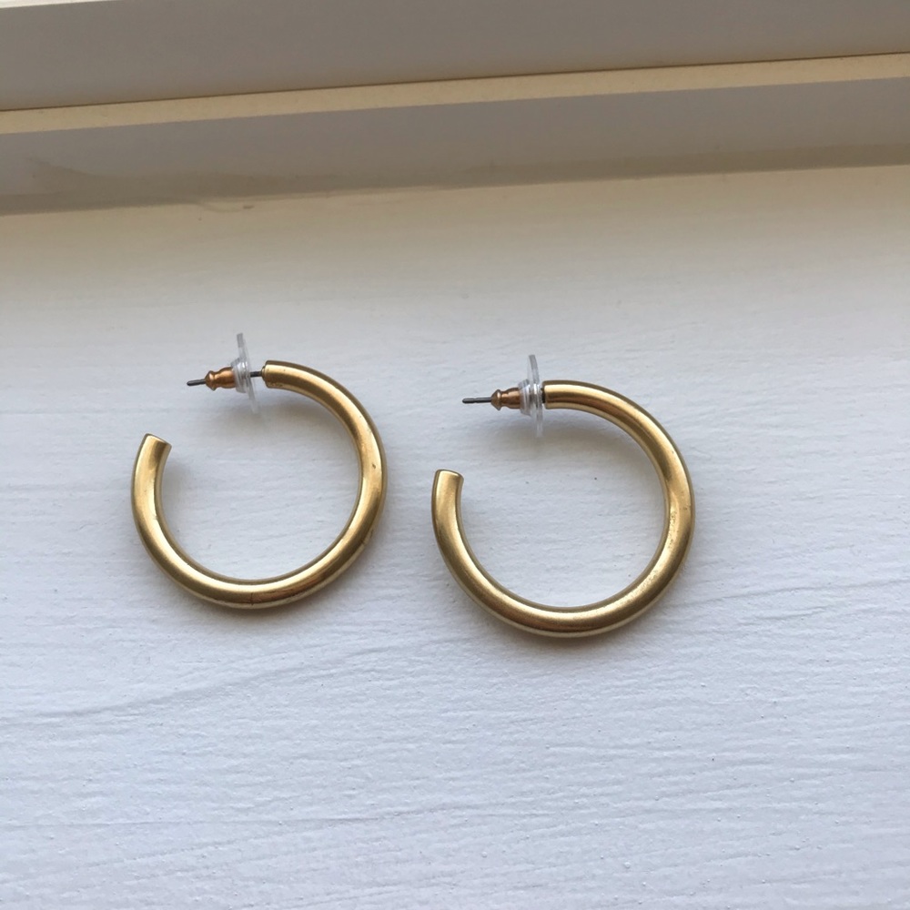 Large gold hoops